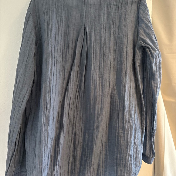 Massimo Dutti Charcoal Button Down Casual Shirt - Picture 8 of 9